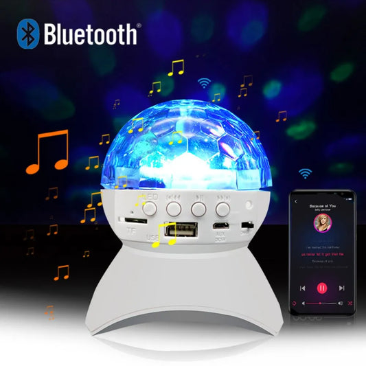 Lámpara Disco LED Recargable: transforma cualquier espacio en una fiesta al instante