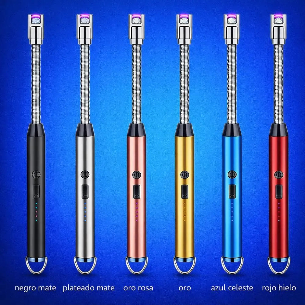 Encendedor Eléctrico Recargable USB – Encendido Seguro Y Confiable Sin Gas Ni Viento